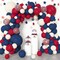 153PCS Red White and Blue Balloon Arch Kit – Patriotic 4th of July Balloons with Multiple Sizes for Memorial Day, Independence Day, Veterans Day, Graduation & USA Theme Party Decorations